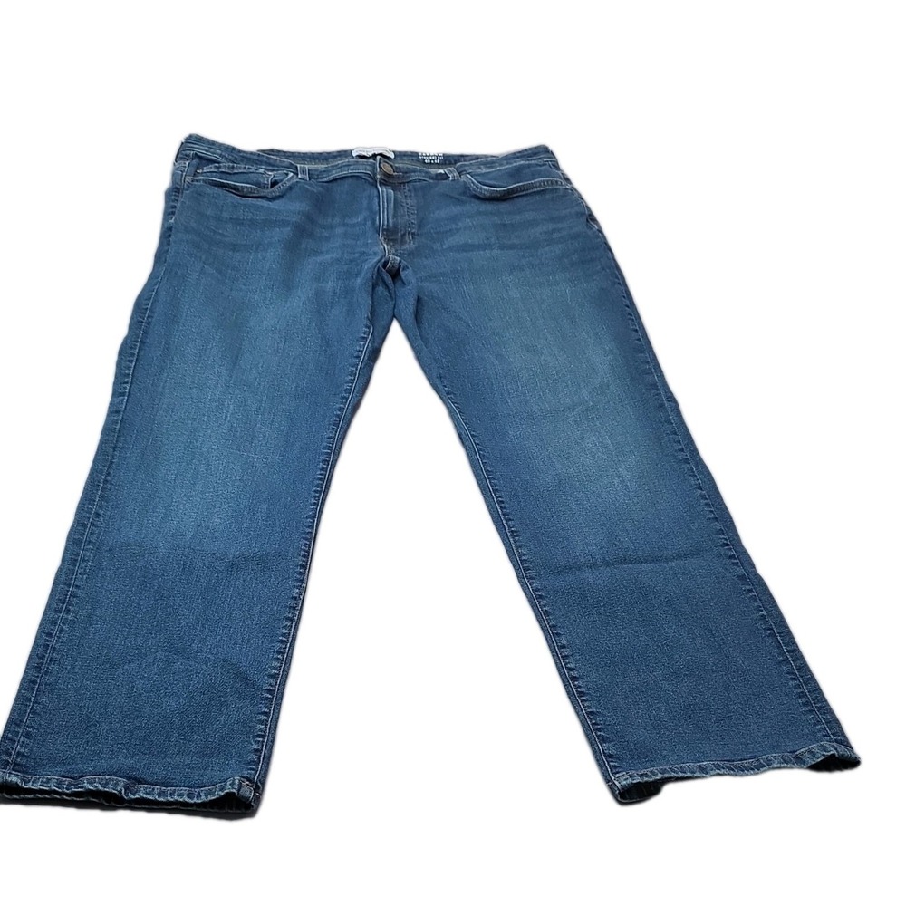 English Laundry Men's Jeans Blue Medium Wash Bootcut Straight 5-Pocket Mid Rise